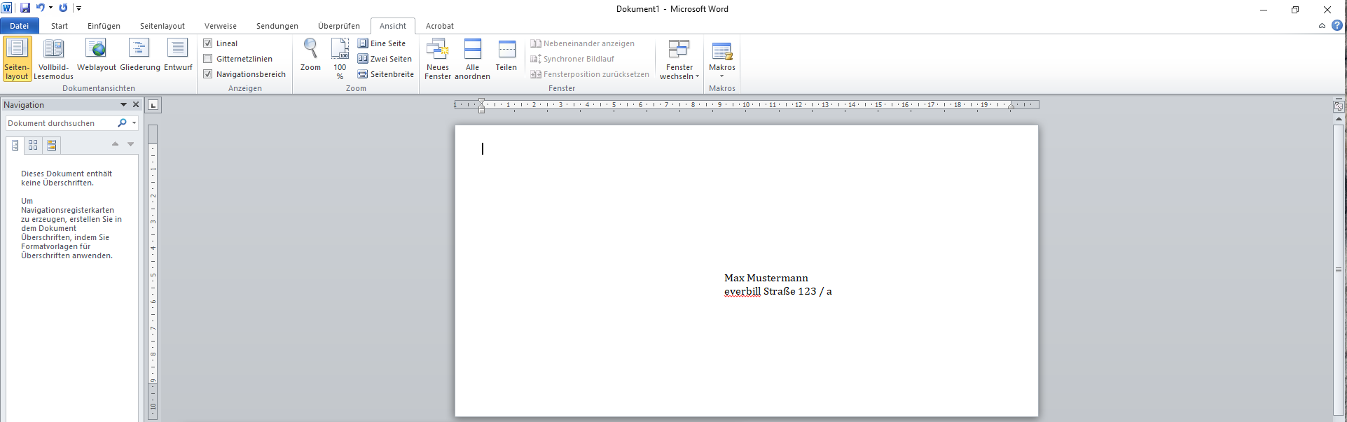 4cm 7cm word & excel. Briefkuvert Gestalten Word Kuvert Vorlage Verwenden Everbill Magazin