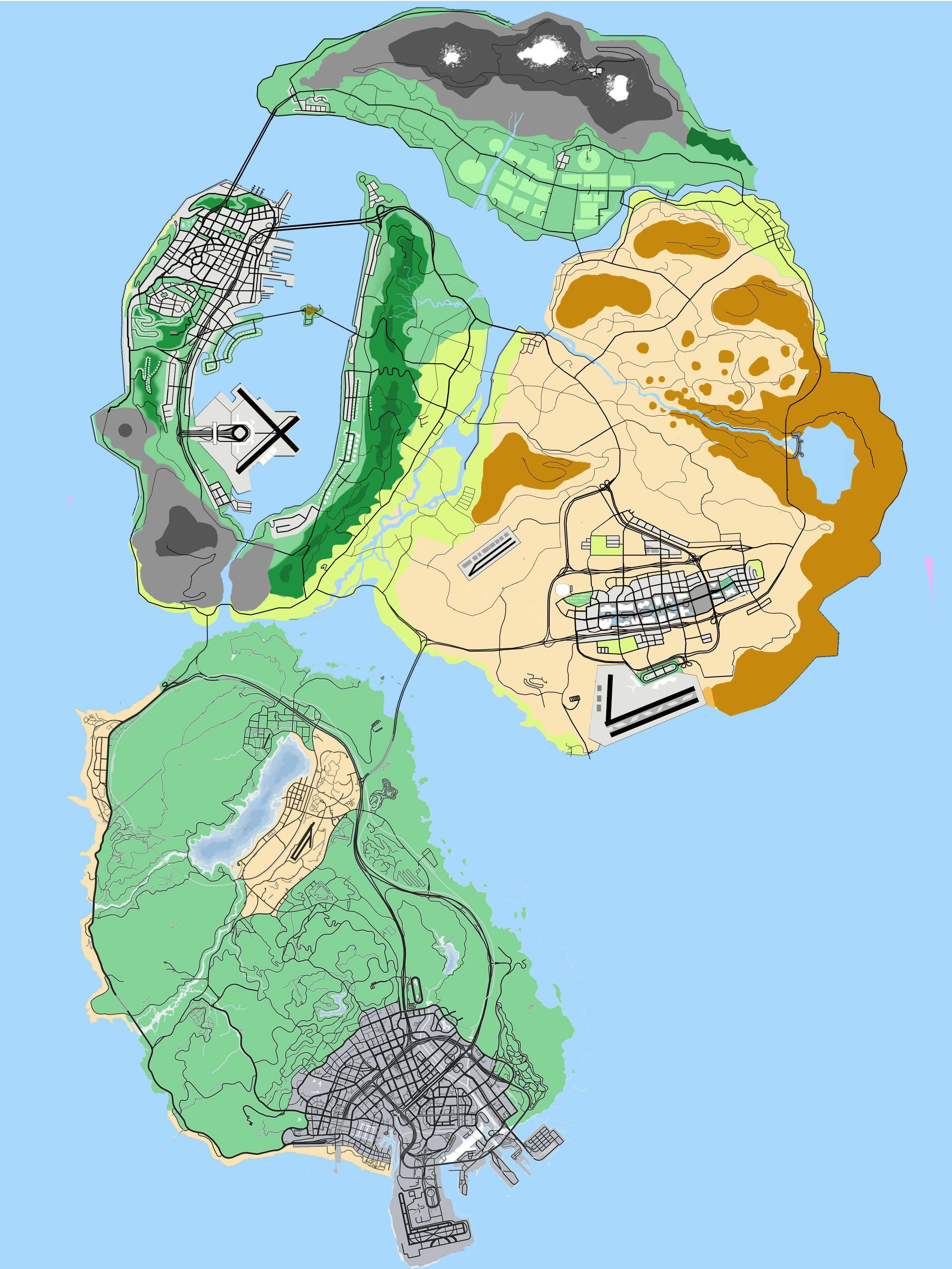 ベストコレクション Gta5 地図