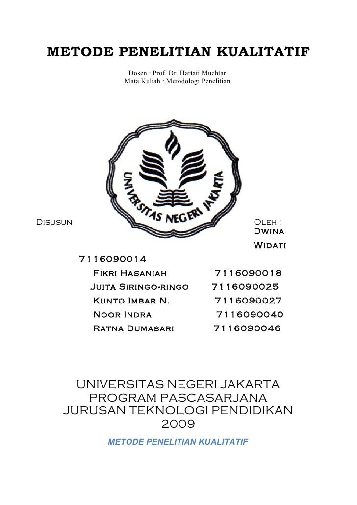 Contoh Jurnal Penelitian Metode Kualitatif - Mi Putri