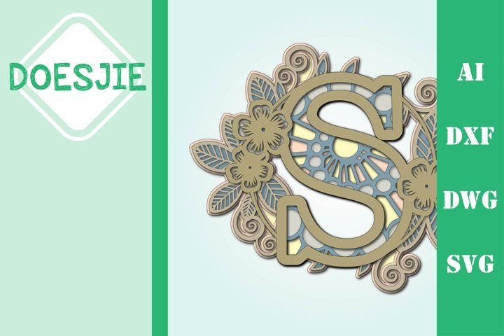 Download Multi Layered Letter L Mandala Svg For Cricut - Free Layered SVG Files