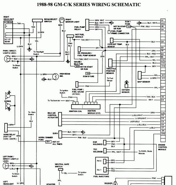 1996 Chevy Engine Wiring Harness | schematic and wiring