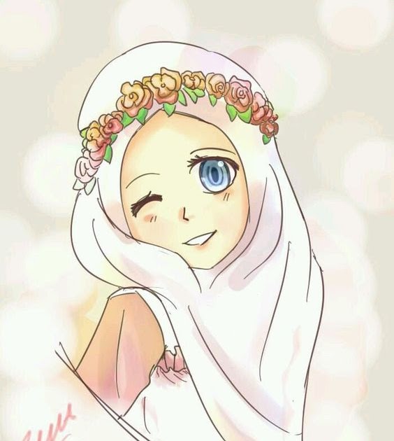 24 Gambar Kartun Berhijab Lagi Sedih  Gambar  Kartun 