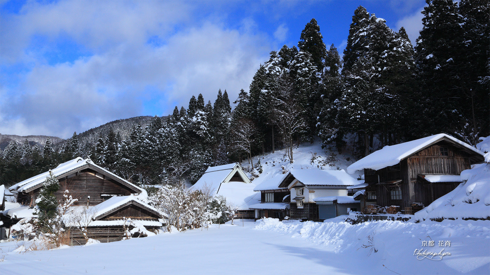 ディズニー画像ランド Hd限定京都 雪景色 壁紙