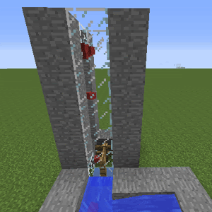 マイクラ 自動ドア付きエレベーター