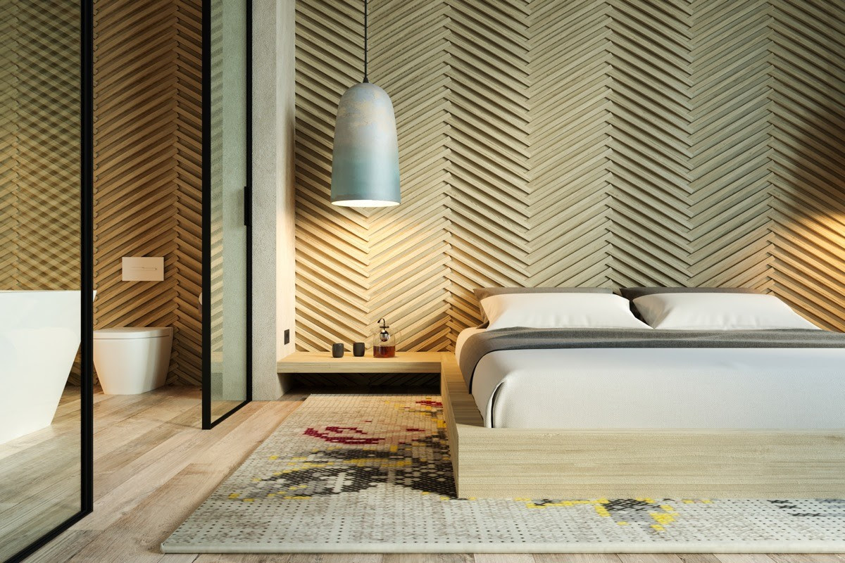 It isn't so clear as to the details. 44 Awesome Accent Wall Ideas For Your Bedroom