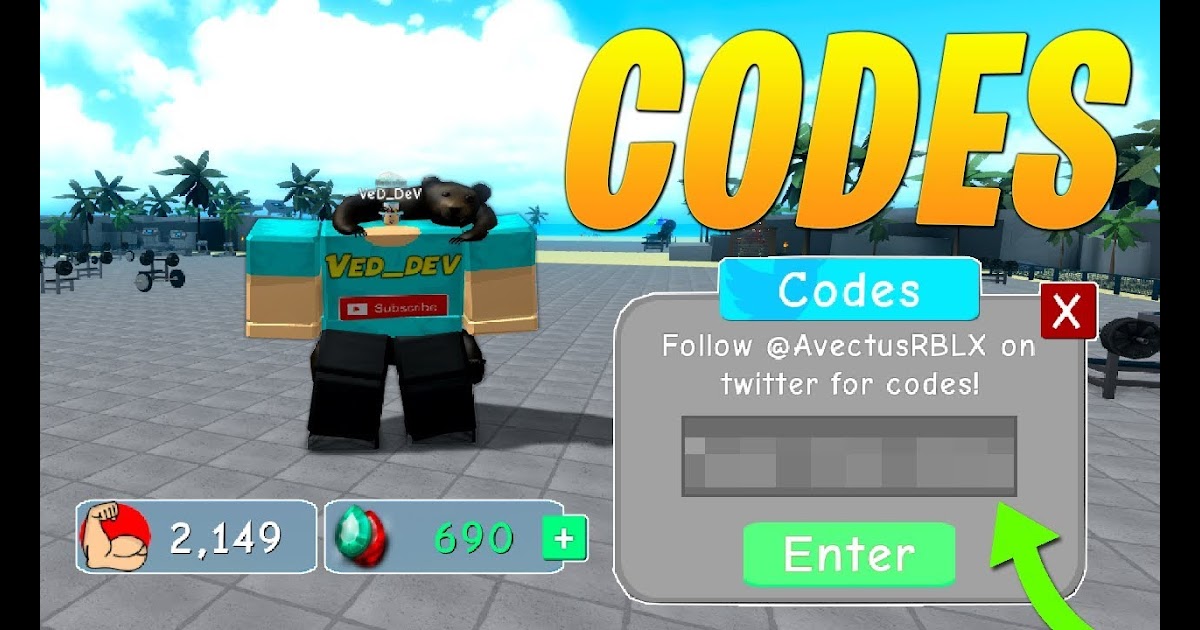 Roblox Weight Lifting Simulator 3 Codes All | Free Robux Button - 