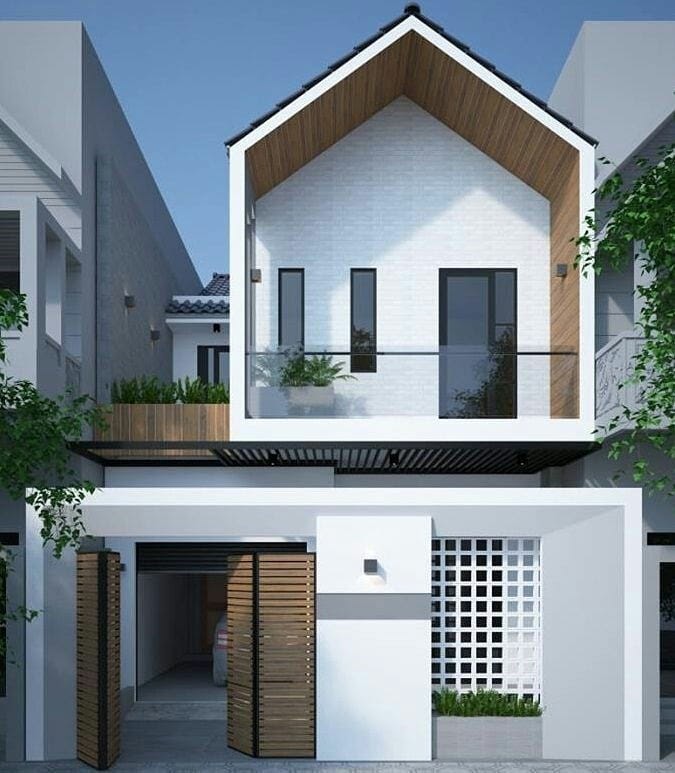 Top Rumah Minimalis 2 Lantai Dengan Kaca Sudut , Model Rumah Minimalis
