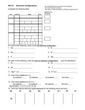 Count the number of os in the house at five o'clock. Ws 2 4 Electronic Configurations Worksheet For 9th 12th Grade Lesson Planet