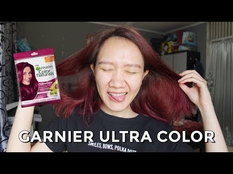 Hot TUTORIAL Cat  Rambut  Sendiri GARNIER  Ultra Color 