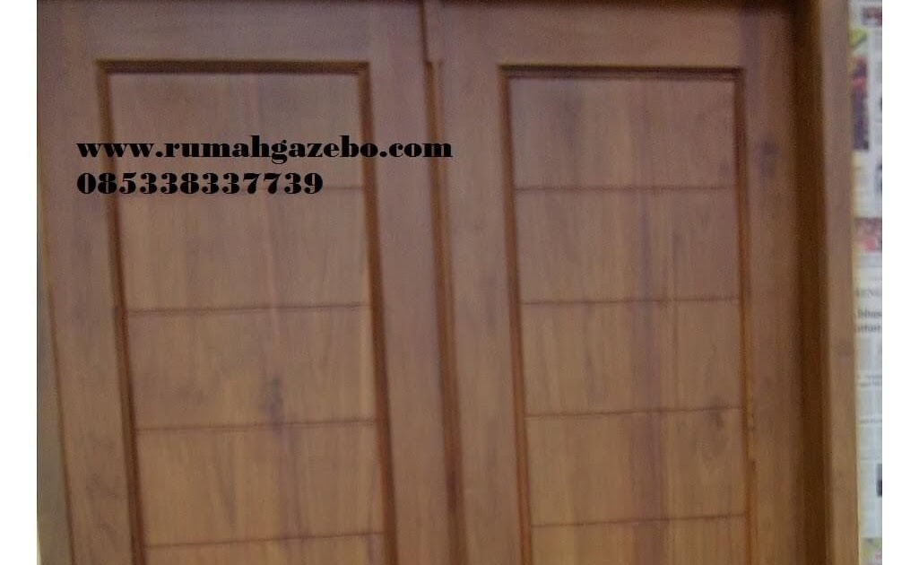 Ide 22 Model  Pintu  Minimalis Kayu Jati