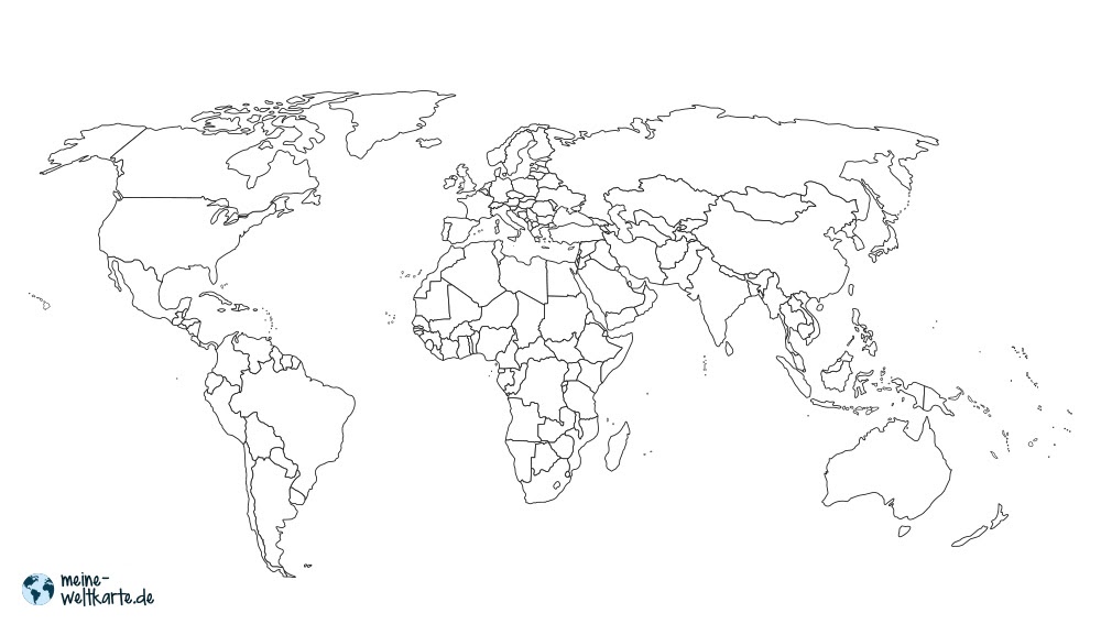 Weltkarte Zum Ausmalen Pfd - Weltkarte Kontinente Zum Ausmalen - Ausmalbilder / Europakarte zum ausdrucken pdf leicht weltkarte zum ausmalen landkarten kontinente weltkarte europaische lander