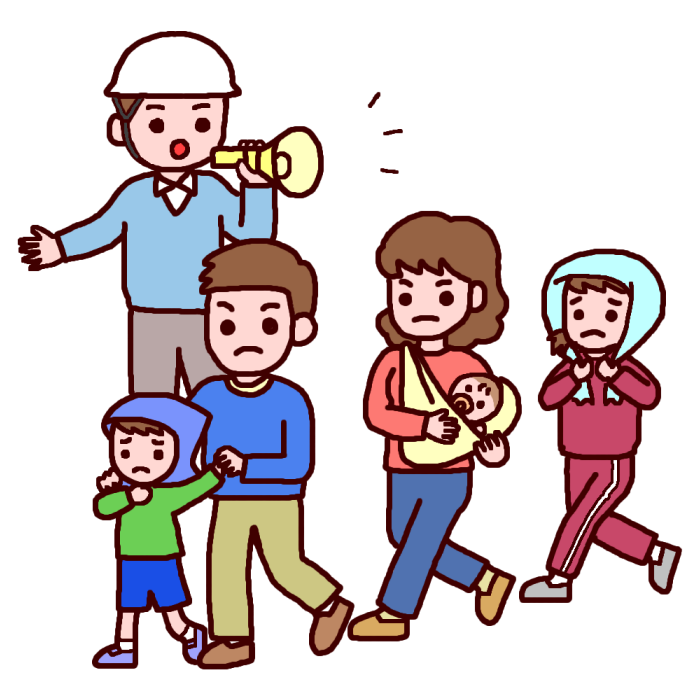 無料ダウンロード避難 訓練 イラスト 無料 アニメ画像