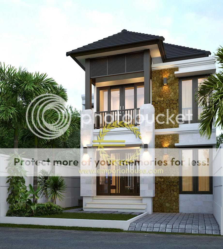 Rumah Minimalis 2 Lantai Style Bali Model Rumah