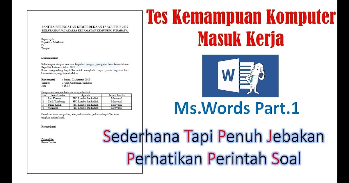 Contoh Soal Tes Potensi Akademik Untuk Masuk Kerja - Delinewstv