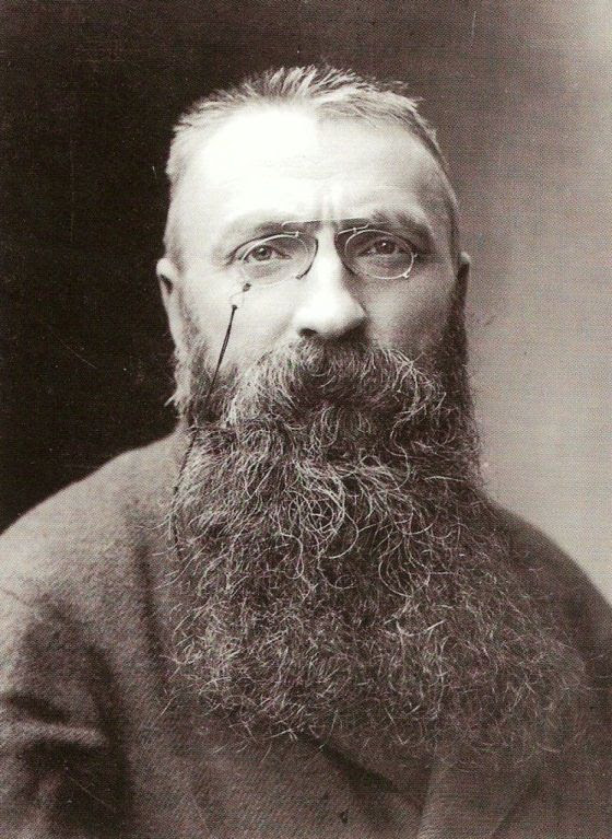 Auguste_Rod in fotografiado por Nadar en 1891