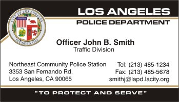 Business cards are one of the most powerful marketing tools out there because they serve as your professional presentation to prospects and clients. Policebusinesscards Com Display Business Cards