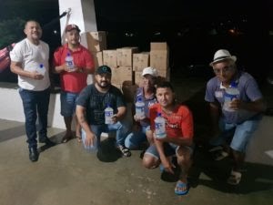 Comunidade na zona rural de Choró é beneficiada com a doação de mais de 100 litros de álcool em gel