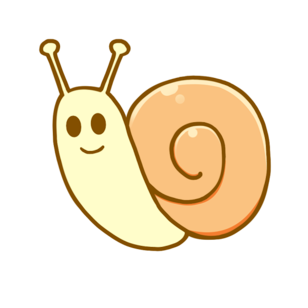 最高の動物画像 最新かたつむり イラスト かわいい