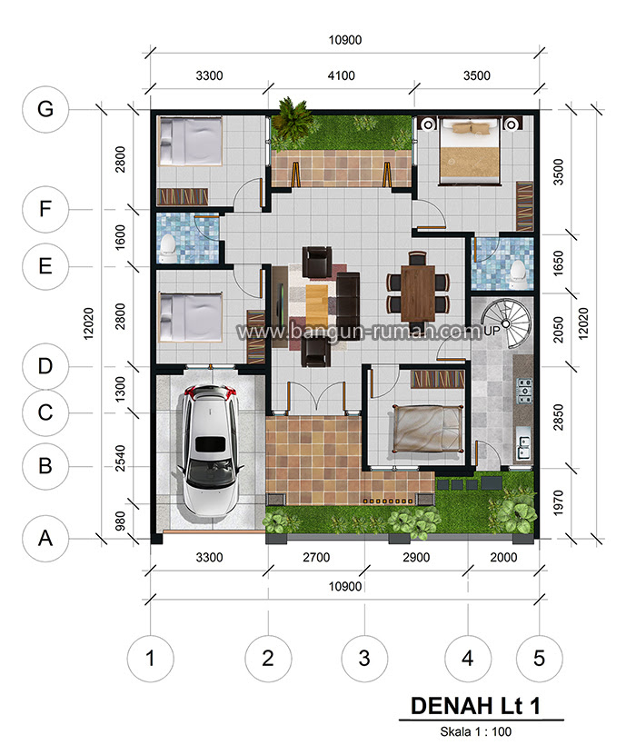 Desain Rumah  Ukuran  9x12  2 Lantai Berbagai Ukuran 