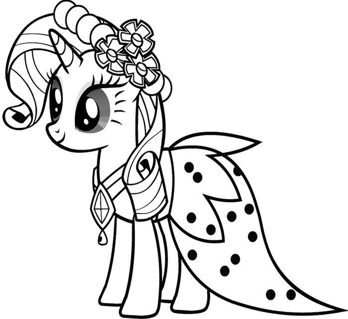 Gambar Mewarnai My Little Pony