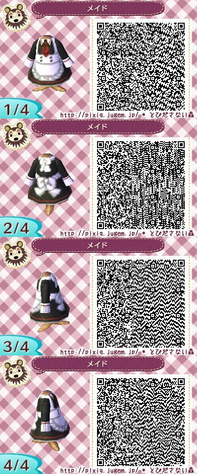 最高の動物画像 新鮮な可愛い 服 どう 森 Qr コード
