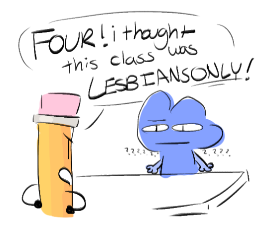 Bfb Pencil X / Genie is angry at pencil.