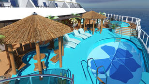 IMAX theater, water park and pool cabanas on new Carnival Vista