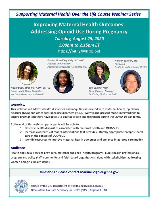 Maternal Health + OUD 8.25.2020 updated flyer