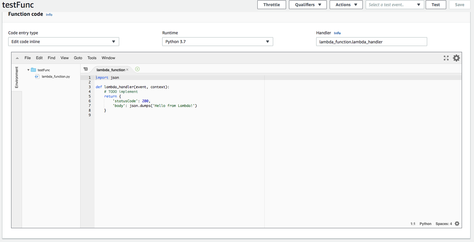 We can find lambda service in the compute section of services. Aws Lambda Tutorial How To Create A Daily Scheduled Task