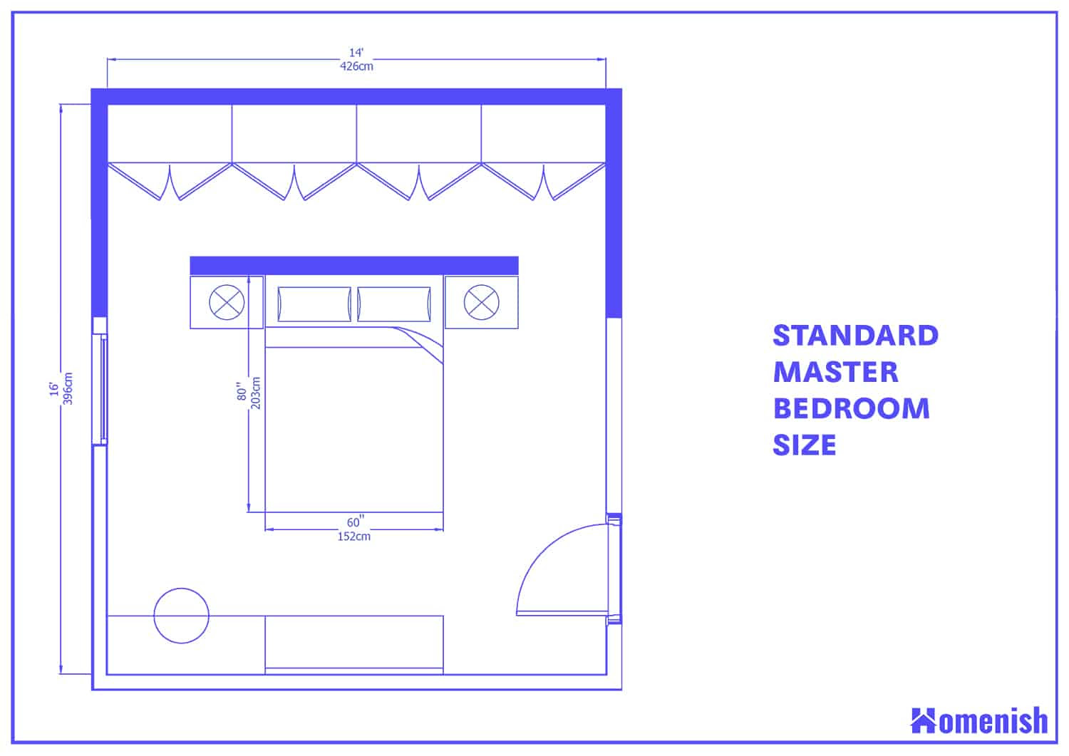 Standard Master Bed Size - Go Images Club