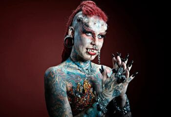 Jalisco woman continues to hold record for most body modifications