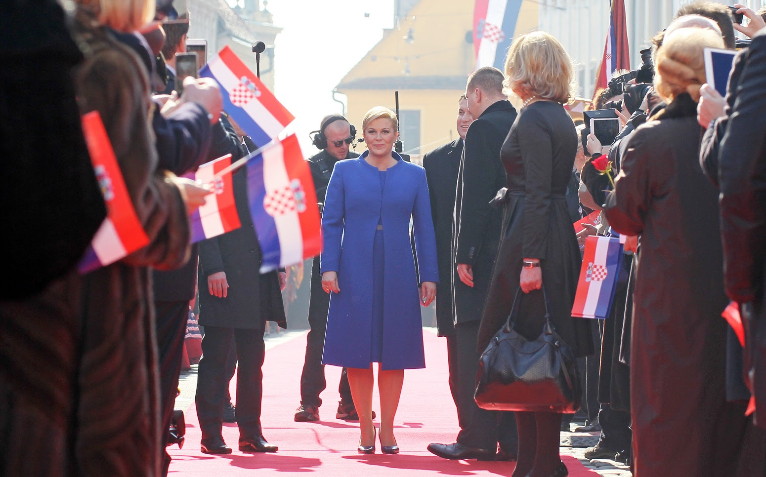 Kolinda Grabar Kitarovic with citizens