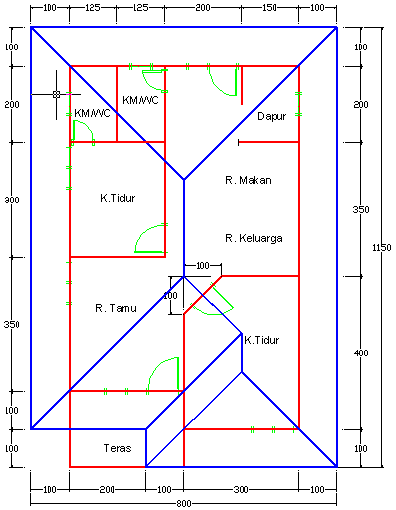  Cara Desain Rumah Dengan Autocad 2019 Contoh U