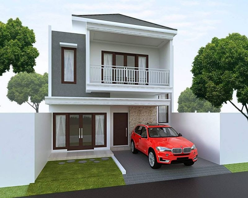 Rumah dijual rumah minimalis lantai 2 di gatsu tengah dkt sumber rumahdijual.com. 19 Desain Rumah Minimalis 2 Lantai Kekinian Lengkap Beserta Contoh