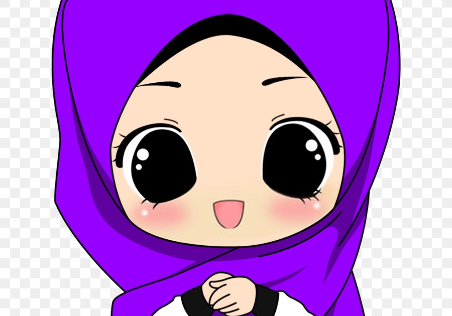  Gambar  Animasi  Kartun Hijab