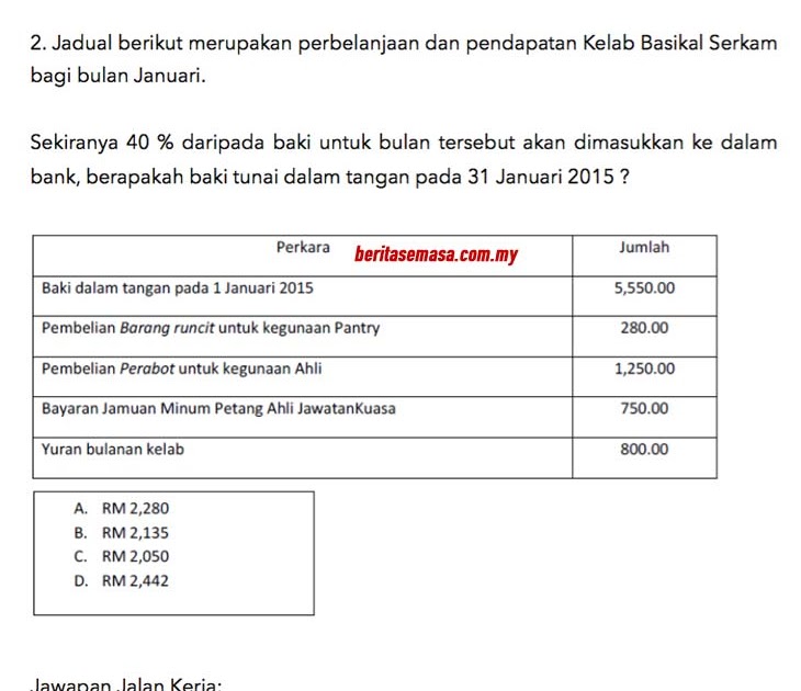 Contoh Soalan Temuduga Pembantu Awam H11 - S Soalan