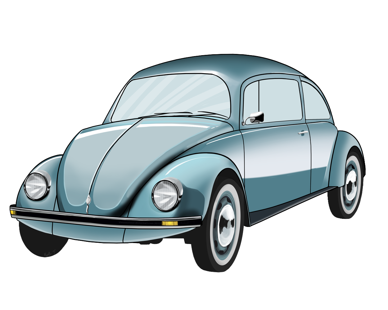 24 Gambar Kartun Mobil Vw Kodok Kumpulan Gambar Kartun