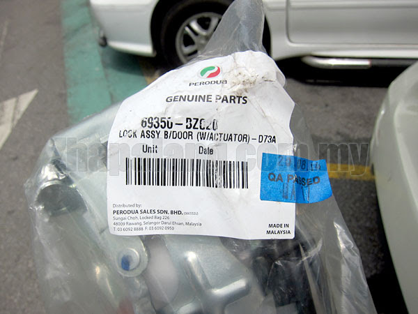Perodua Myvi Genuine Parts - Perokok h