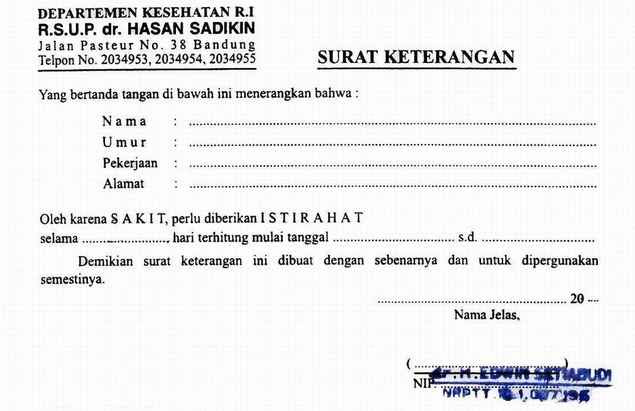 Contoh Surat Dokter Rumah Sakit Di Surabaya - Cara Ku Mu