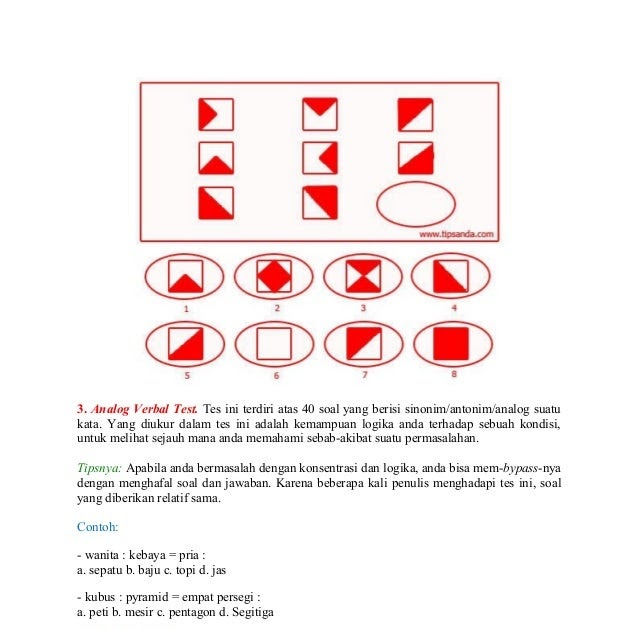 Penting Contoh Soal Non Verbal Test, Terupdate!