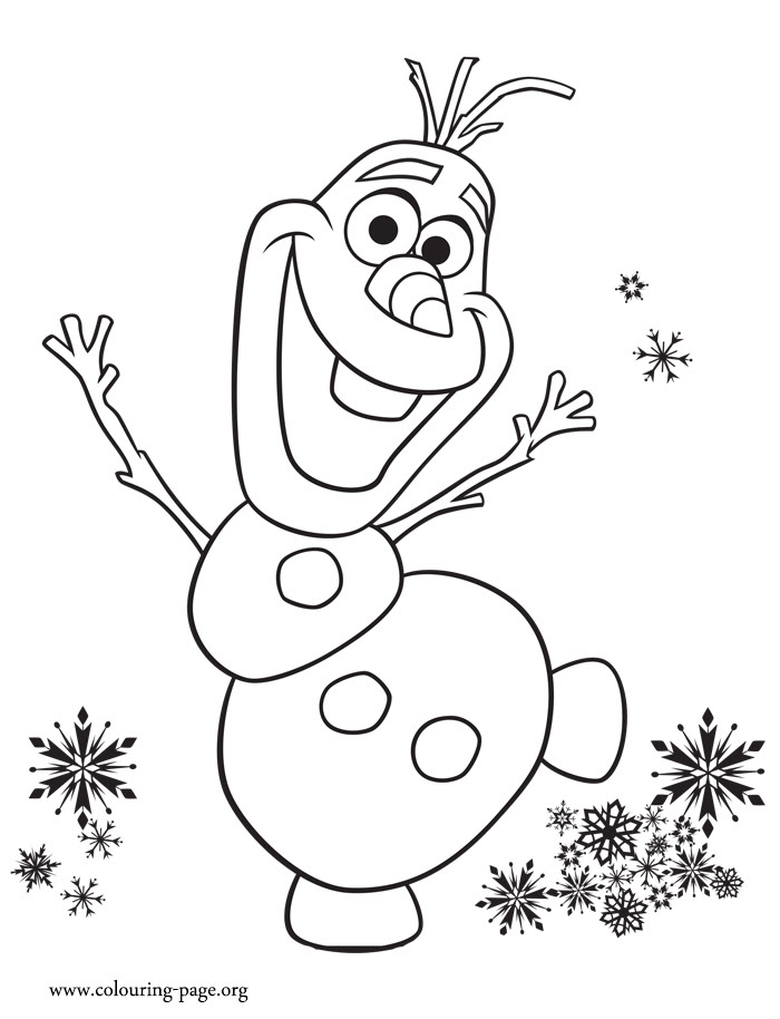 See our coloring sheets gallery below. Frozen Fever Olaf Excited With Birthday Party Coloring Page