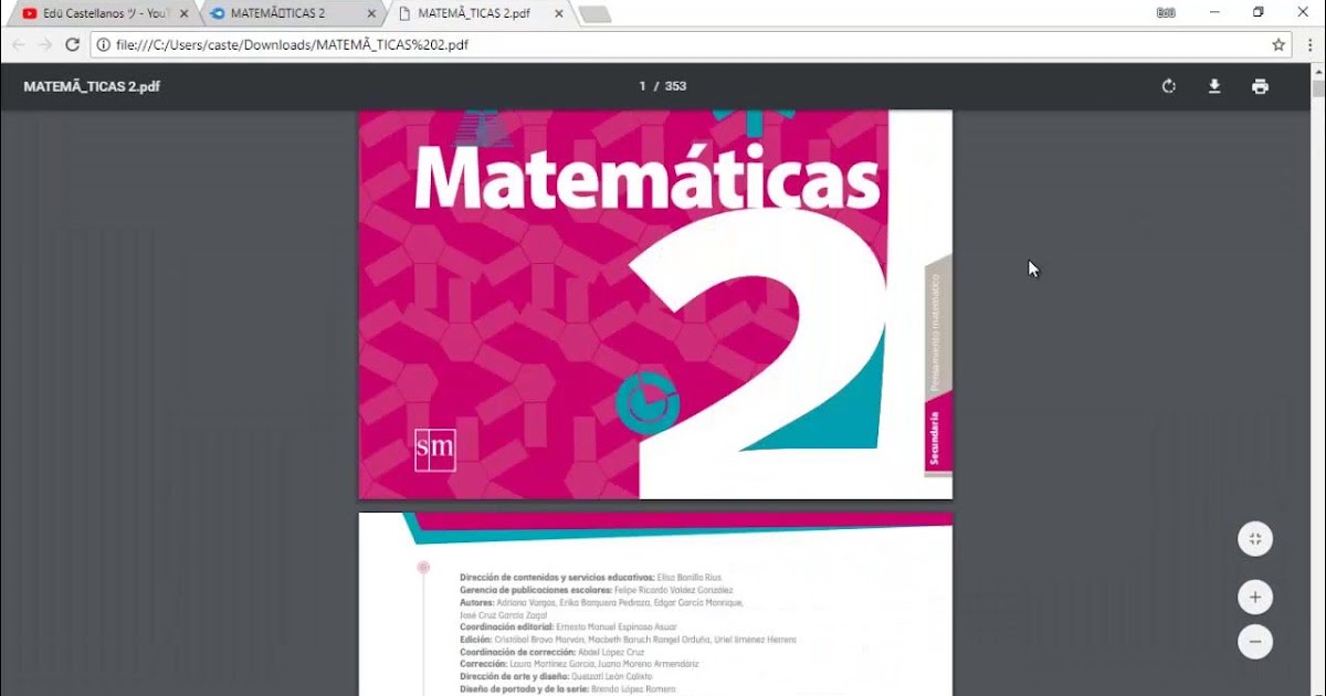 Libro De Matematicas 3 De Secundaria Contestado 2018 2019 ...
