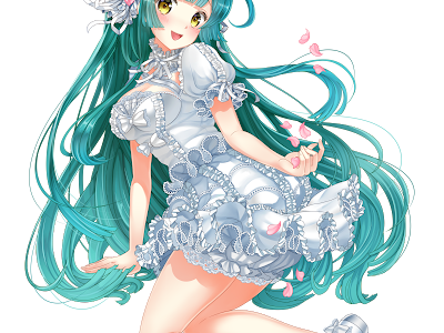 いろいろ ドレス 女の子 イラスト かわいい 101206