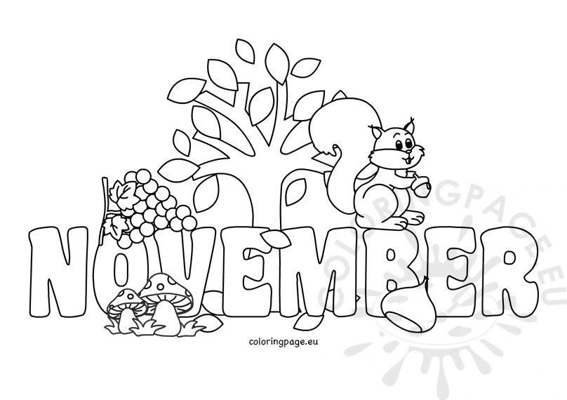 Download this printable picture to use with younger children and preschoolers. November Coloring Pages At Getdrawings Free Download