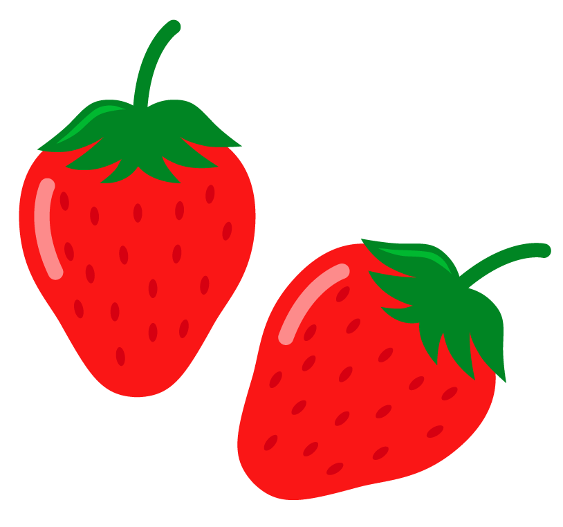 美しい花の画像 トップ100可愛い いちご イラスト おしゃれ