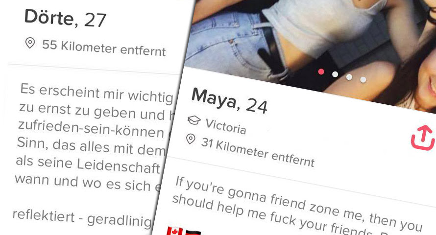 tinder beschreibung lustig