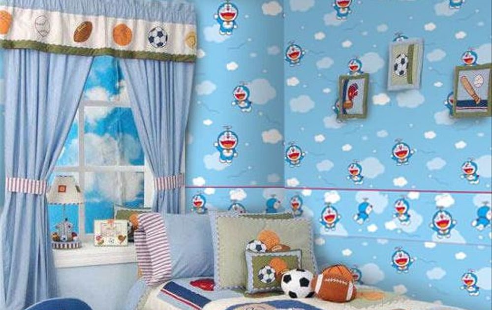 Menakjubkan 16 Foto Wallpaper  Dinding  Doraemon  Joen 