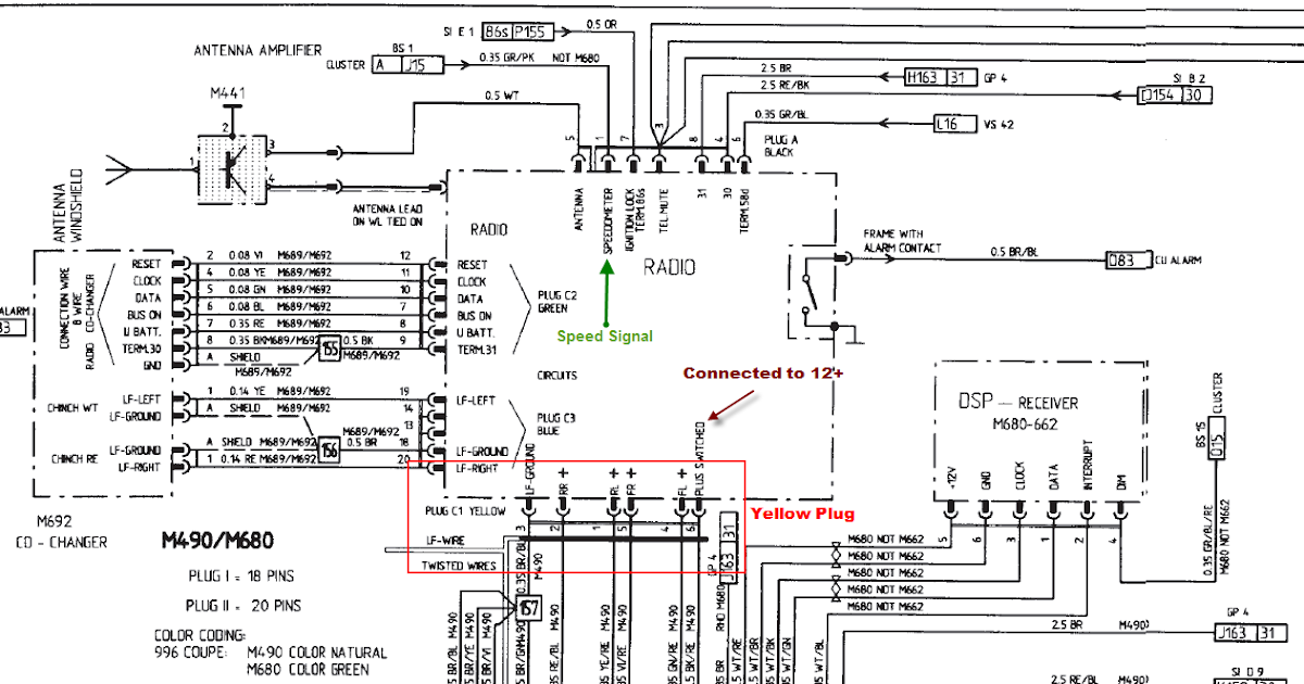 Wiring Diagram PDF: 2002 Porsche Radio Wiring