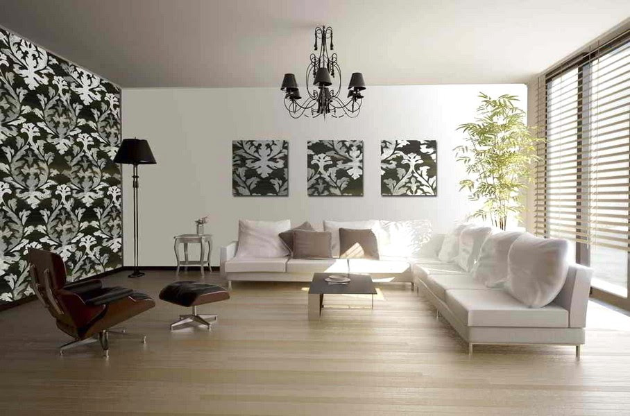 65 Desain Wallpaper  Dinding  Ruang Tamu Minimalis  Terbaru  