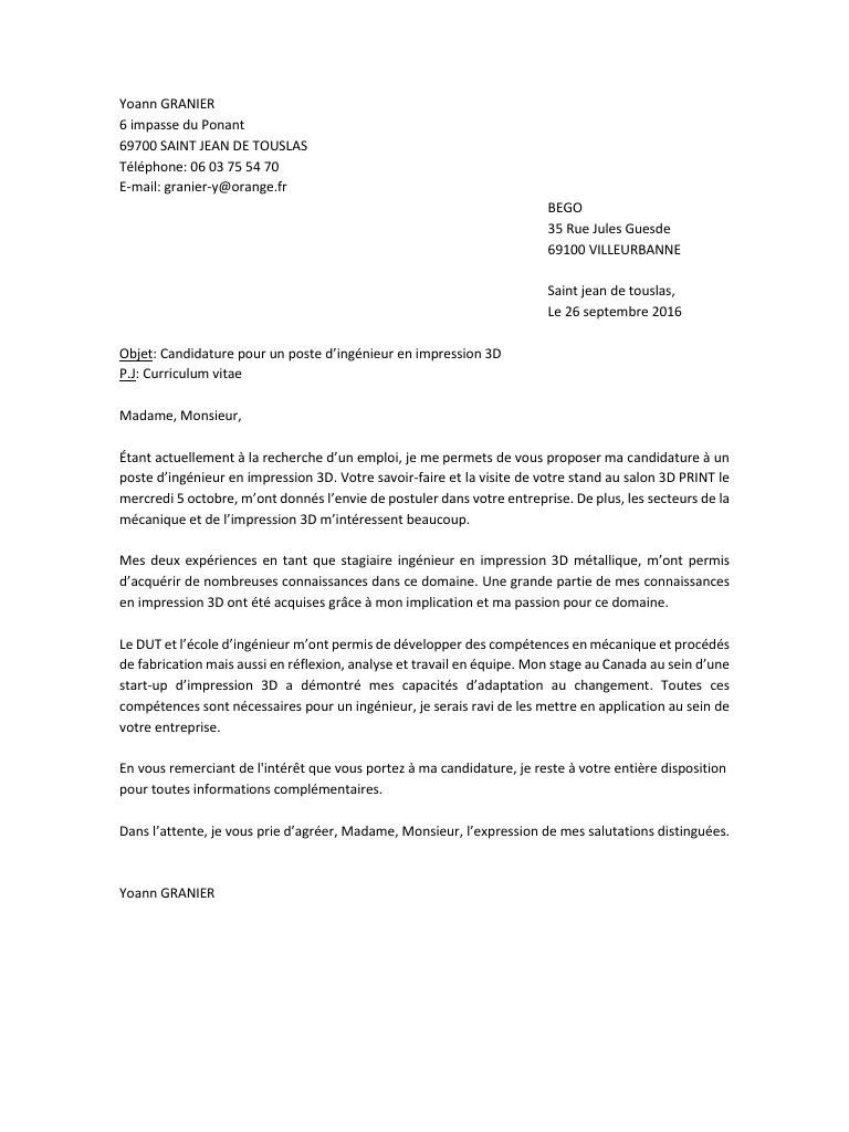 Lettre De Motivation Pour Intermarche Drive - Semerbak c